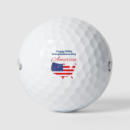 Frohe 250. Unabhängigkeitstag Amerika 1776 -2026! Golfball