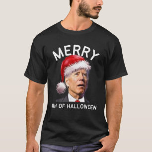 Frohe 4. Halloween Funny Joe Biden Weihnachten 8 T-Shirt