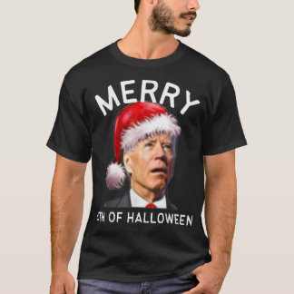 Frohe 4. Halloween , Funny Joe Biden Weihnachten T-Shirt