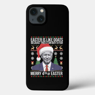 Frohe 4. Osterfest Biden Ugly Weihnachten Case-Mate iPhone Hülle