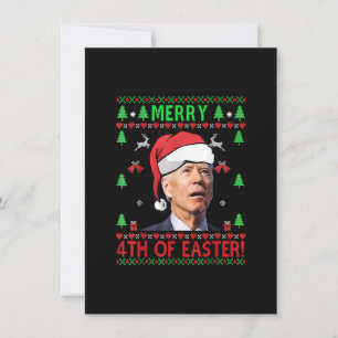 Frohe 4. Osterfest Joe Biden Weihnachten Einladung