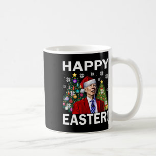 Frohe 4. Ostern Lustiger Joe Biden Weihnachten Häs Kaffeetasse