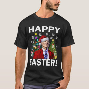 Frohe 4. Ostern Lustiger Joe Biden Weihnachten Häs T-Shirt