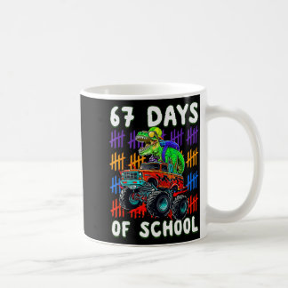 Frohe 67 Schultage 67. Tag Smarter Six Seven Kaffeetasse