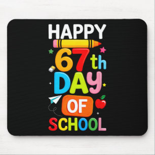 Frohe 67. Schultage Lehrer Kinder Sechs Sieben 6  Mousepad