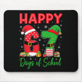 Frohe 67 Schultage Six Seven 67 Weihnachten San Mousepad