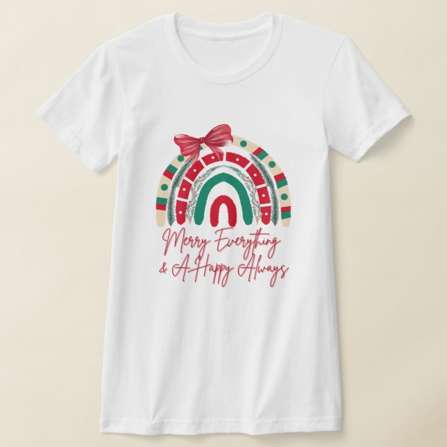 Frohe Alles & ein glückliches Weihnachtsfest immer T-Shirt (Ablage )