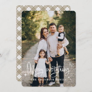 Frohe Alles Familie Weihnachten Weihnachtskarte