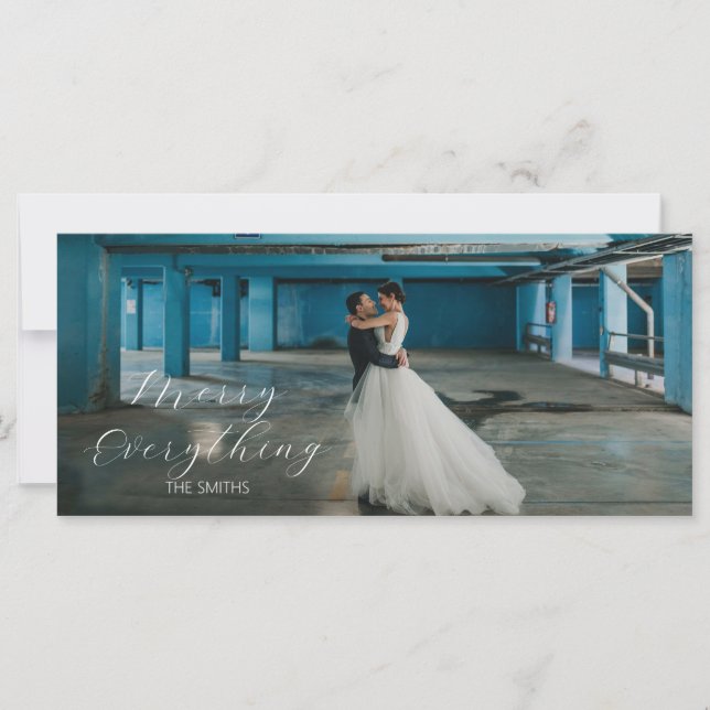 Frohe alles Weihnachts Weihnachtsgrüße Karte (Vorderseite)