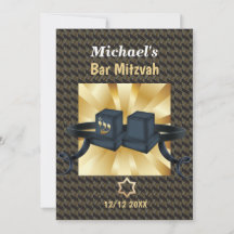 Frohe Bar Mitzwa 20XX Gold Dekoration