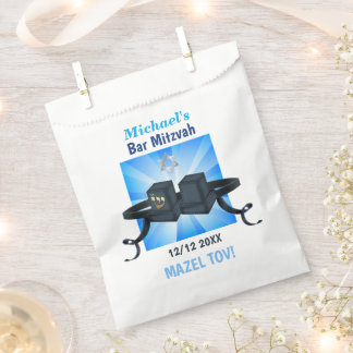 Frohe Bar Mitzwa 20XX Tefillin Mazel Tov! Geschenktütchen