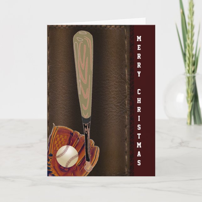 Frohe Baseball Weihnachten (Vorderseite)