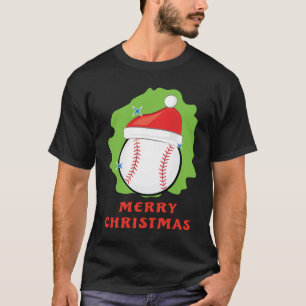 Frohe Baseball-Weihnachten - Lustig T-Shirt