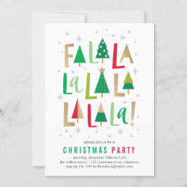 Frohe Bäume Weihnachtsfeier Einladung