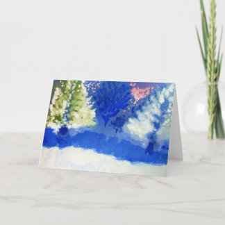 frohe Baumgrußkarte während der Ferienzeit Feiertagskarte