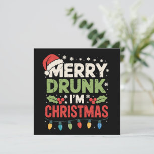 Frohe Besunken Ich bin Weihnachten Lustiger Santa-