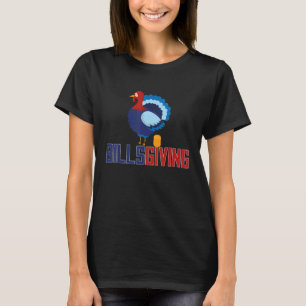 Frohe BillsGiving Huhn Dabbing Truthahn 6 T-Shirt