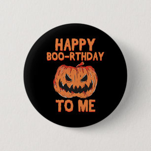 Frohe Boo-rthday Geburtstag Mir Gruselig Halloween Button