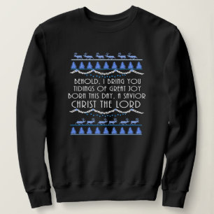 Frohe Botschaft zu Weihnachten Sweatshirt