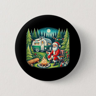Frohe Campmas Weihnachten Camper Camping Liebhaber Button