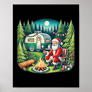 Frohe Campmas Weihnachten Camper Camping Liebhaber Poster
