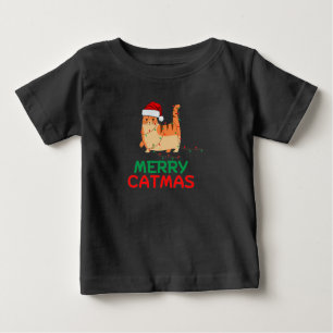 Frohe Catmas Weihnachten Funny Funny T - Shirt
