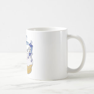 Frohe Chanukka tanzende Dreidels Berliner Tasse