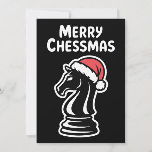 Frohe Chessmas Weihnachten Schach Xmas Santa Hut