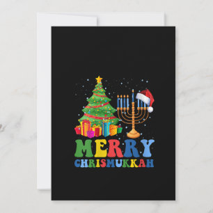 Frohe Chrismukkah Damen 2022 Frohes Chanukka Chris Feiertagskarte