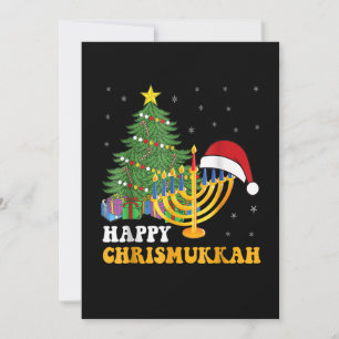 Frohe Chrismukkah Erfreuliches Chanukka 2022 Weihn Feiertagskarte