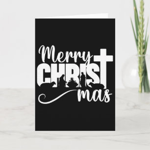 Frohe Christ Mas Christlich Weihnachten Jesus Chri Karte