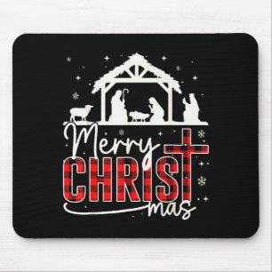 Frohe Christ Mas Jesus Weihnachten Familie Jesus G Mousepad