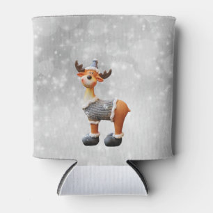 Frohe Christmoose mit Hut Dosenkühler