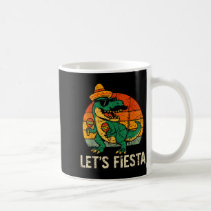 Frohe cinco de mayo Dino T-Rex mexikanische Fiesta Kaffeetasse