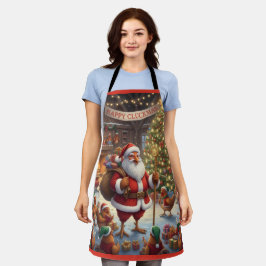 Frohe Cluckmas, Weihnachts-Hühner-Schürze Schürze