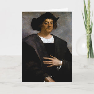Frohe Columbus-Tag-Karte Feiertagskarte