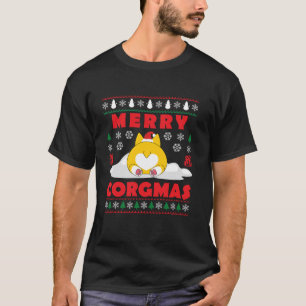 Frohe Corgmas Corgi Hintern Corgy Hund Hässlicher T-Shirt