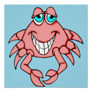 Frohe Crab Poster