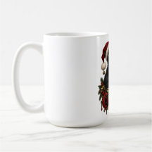 Frohe Creeps-Weihnachten Gothic Black Cat Kaffeeta