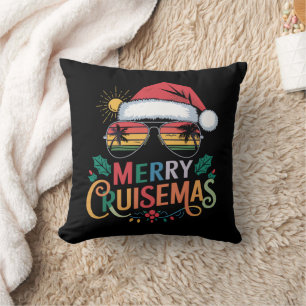 Frohe Cruisemas 2024 Weihnachten Santa Rentier Kissen
