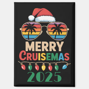 Frohe Cruisemas 2025 Personalisierte Xmas Kreuzfah Magnet