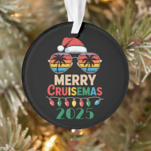 Frohe Cruisemas 2025 Personalisierte Xmas Kreuzfah Ornament