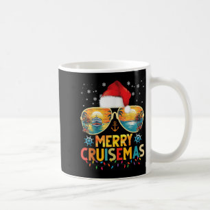 Frohe Cruisemas Santa Hut Retro Kreuzfahrtschiff C Kaffeetasse