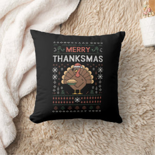 Frohe Dankmas Weihnachten Erntedankfest Pute Kissen
