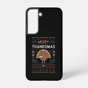 Frohe Dankmas Weihnachten Erntedankfest Pute  Samsung Galaxy Hülle
