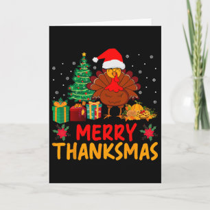 Frohe Dankmas Weihnachten Erntedankfest Pute Weihn Karte