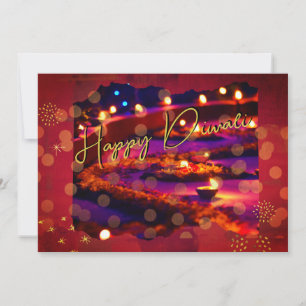 Frohe Diwali-Urlaubskarte Feiertagskarte