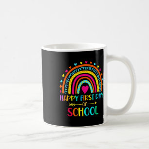 Frohe Einschulung Regenbogen-Rucksack Zur Schule T Kaffeetasse