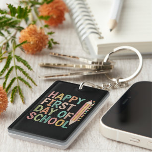 Frohe Einschulung Zurück zur Schule Schlüsselanhänger