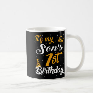 Frohe Er ist mein Sohn wird 1 Jahr alt 2024 1 Jahr Kaffeetasse